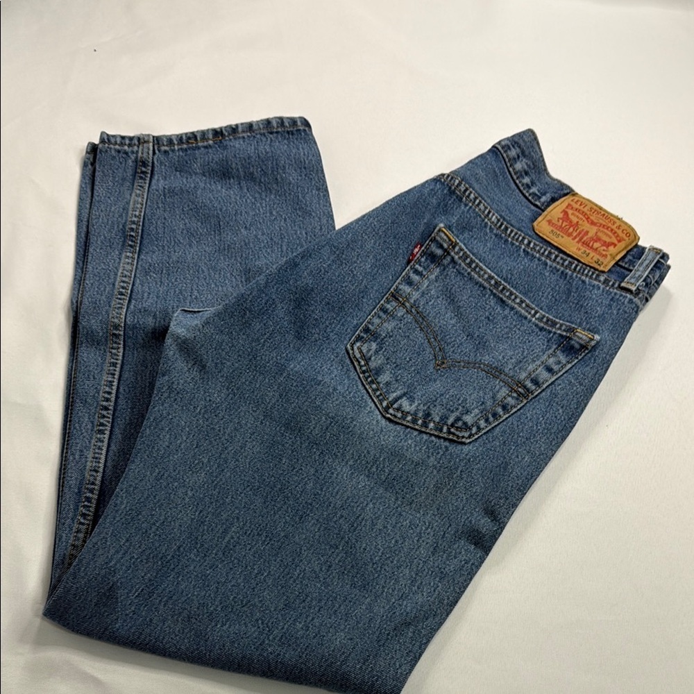 Levi's Men's Blue Straight Jeans
